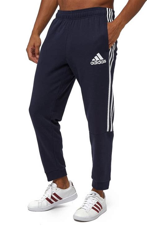 adidas joggingbroek blauw heren|joggingbroeken adidas.